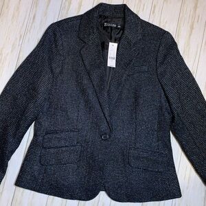 7 Avenue NY & CO Blazer Black & Blue